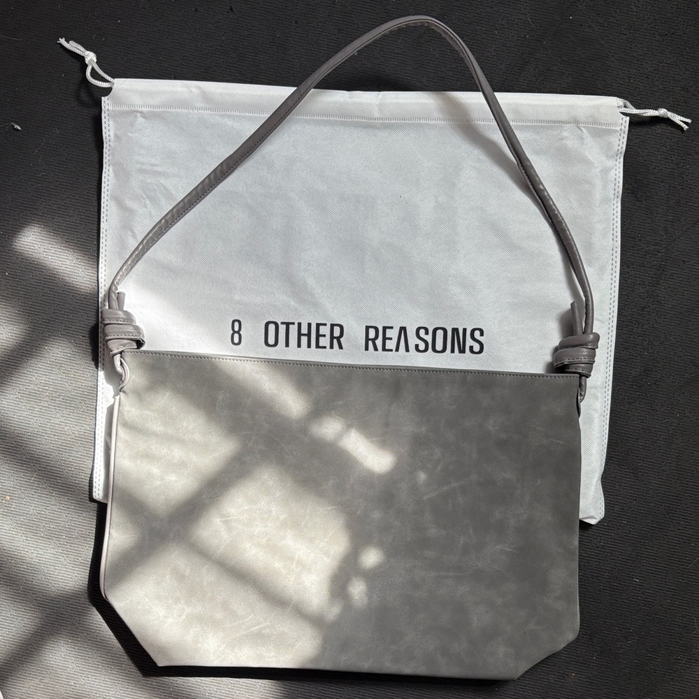 8 Other Reasons Charcoal Shoulder Bag